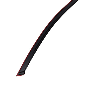 4PC Side Window Rain Guards Set compatible for VW GOLF MK6 2008-2012 Black