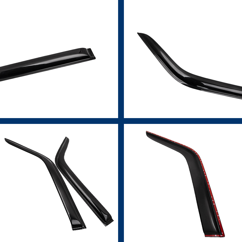 4 Weather Weathershields compatible for Nissan Patrol Y61 GU 98-18 Window Door Visor New