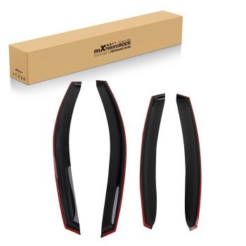 4pc Side Window Visor Rain Guards compatible for Hyundai Accent 2011-2017 Outside Mount