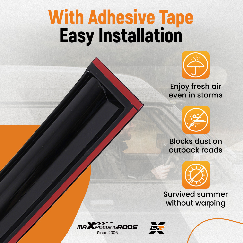 Wind Deflectors compatible for HONDA CIVIC MK8 2006-2012 5 Door Hatchback 4pc Tinted