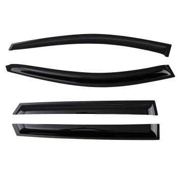 4pc Rain Guard Set compatible for Hyundai IX35 LM 2010-2015 Wind Deflectors Window Visors