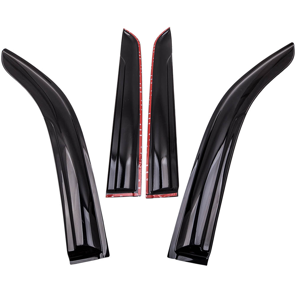 Compatible for TOYOTA HILUX SR5 2015 2016 2017 2018 2019- 4pcs Weather shield Window Visors-image-YM-HIL1519