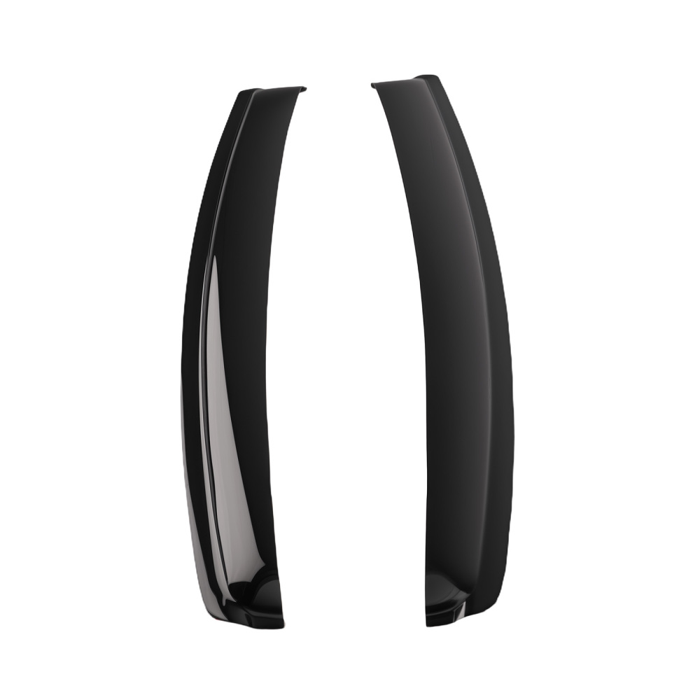 4Pcs Rain Deflectors Visors compatible for Honda HR-V 2016-2022 Outside Mount Black Tinted