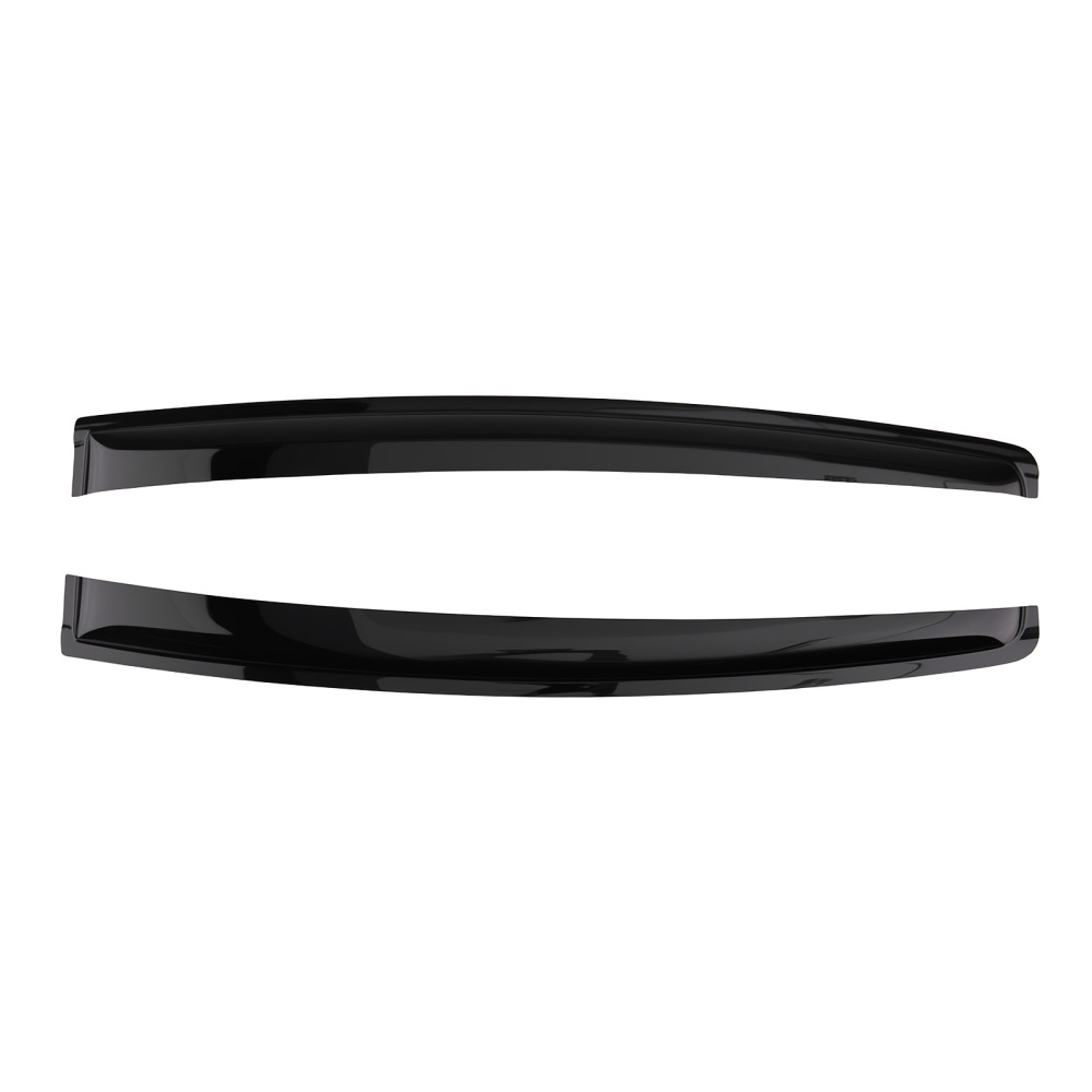 4Pcs Rain Deflectors Visors compatible for Honda HR-V 2016-2022 Outside Mount Black Tinted