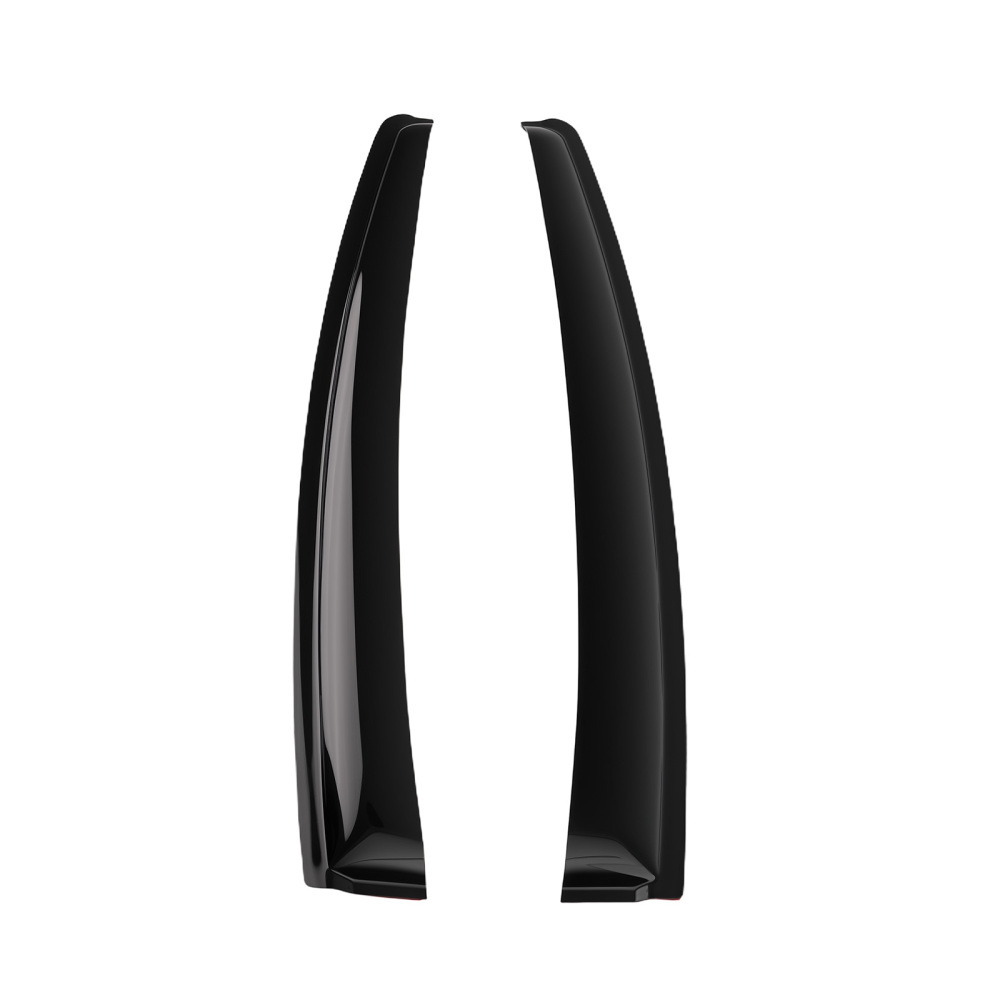 4Pcs Rain Deflectors Visors compatible for Honda HR-V 2016-2022 Outside Mount Black Tinted