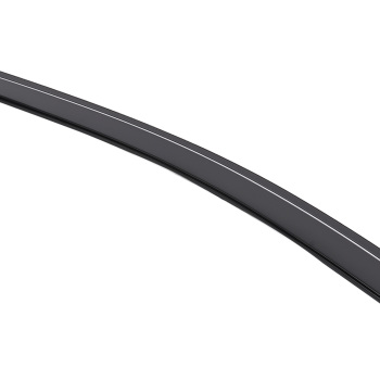 Outside Mount Window Deflectors compatible for Hyundai Santa Fe 2013-2018 Black 4PC Set