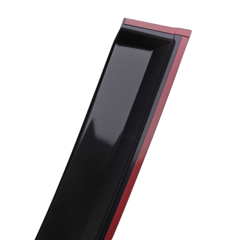 4PC Shield Window Rain Guard compatible for Jeep Compass 2007-2017 Black Tinted Set