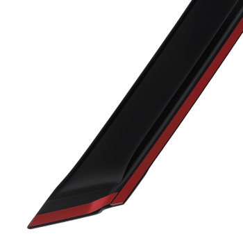 4PC Shield Window Rain Guard compatible for Jeep Compass 2007-2017 Black Tinted Set