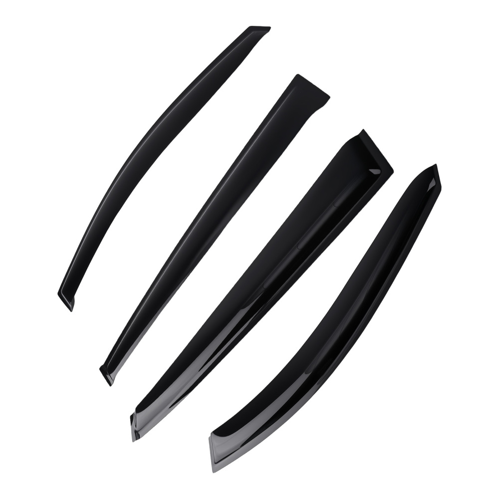 Door Deflector Set compatible for Kia Sportage 2010-2015 Outside Mount Black Tinted Set 4pc
