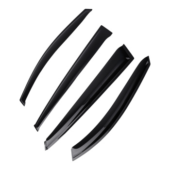 Door Deflector Set compatible for Kia Sportage 2010-2015 Outside Mount Black Tinted Set 4pc