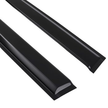 Window VisorRain Guards Wind Deflectors Set compatible for Kia Sorento 16-20 Black Tinted