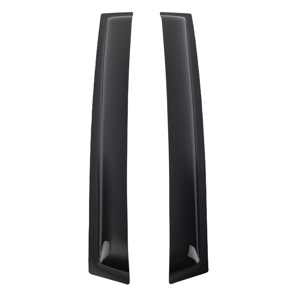 Acrylic Door Wind Guards compatible for Ford Kuga 2012-2019 Outside Mount Black 4pc Set