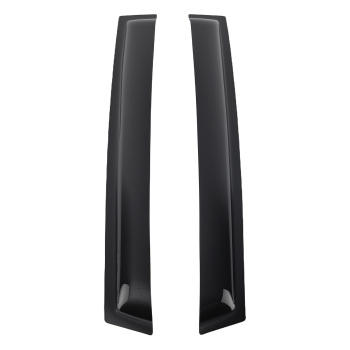 Acrylic Door Wind Guards compatible for Ford Kuga 2012-2019 Outside Mount Black 4pc Set