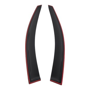 Acrylic Door Wind Guards compatible for Ford Kuga 2012-2019 Outside Mount Black 4pc Set