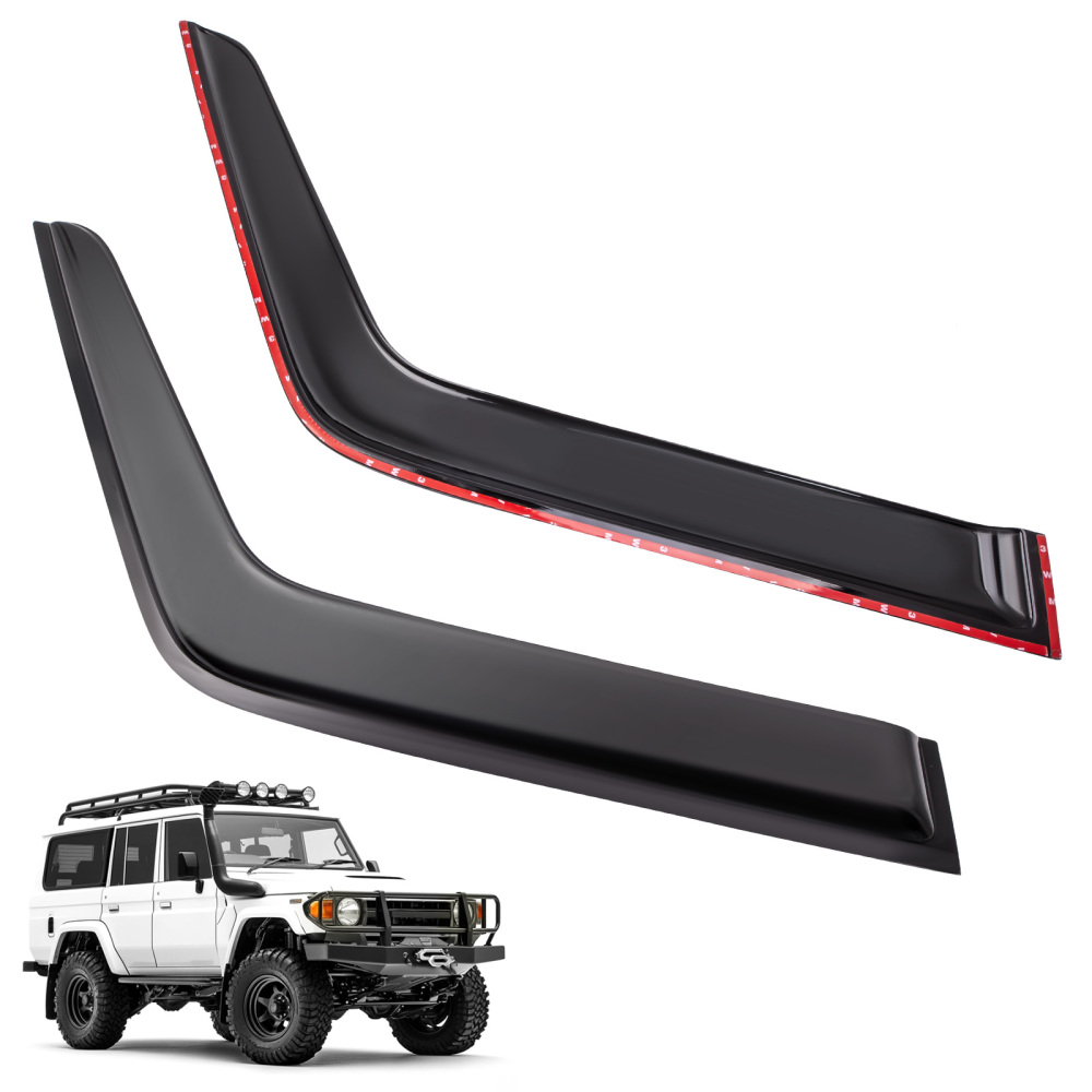 Window Visor Strip Weathershields compatible for Toyota Landcruiser 70 76 78 79 