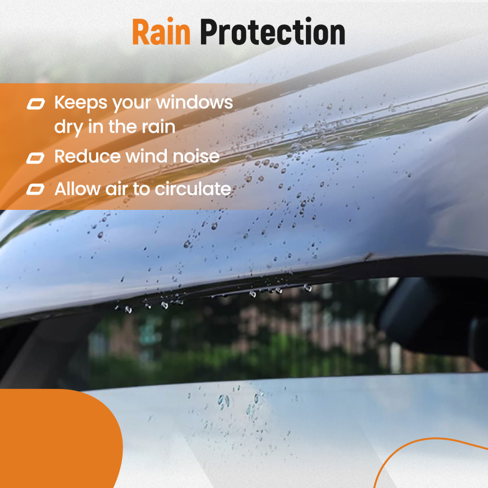 Window Visor Strip Weathershields compatible for Toyota Landcruiser 70 76 78 79 