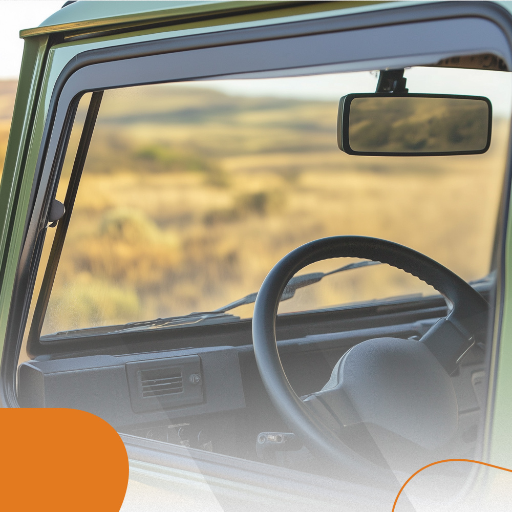 Window Visor Strip Weathershields compatible for Toyota Landcruiser 70 76 78 79 