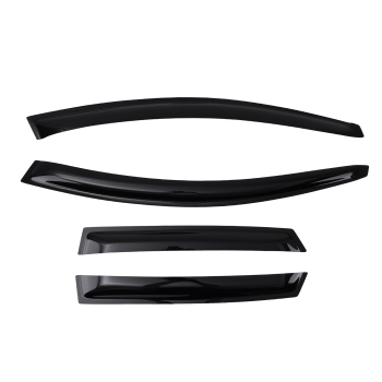 Rain Deflectors compatible for MAZDA 3 MK2 Hatchback 08-13 Window Visors Wind Guards Set