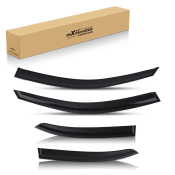 4 Piece Rain Guards compatible for Mercedes C Class 07-14 Outside Mount Tinted Set