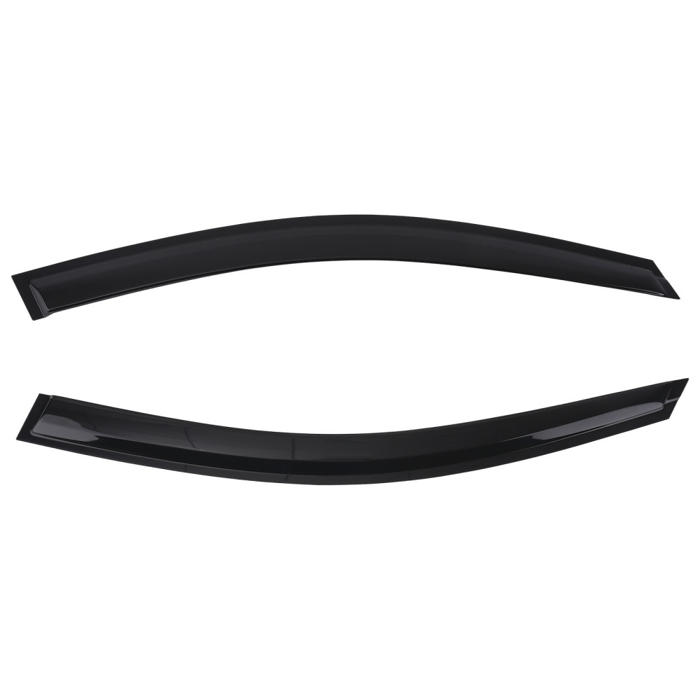 Door Rain Deflector Set compatible for Mercedes C-Class 2014-2022 Outside Mount Black 4pc