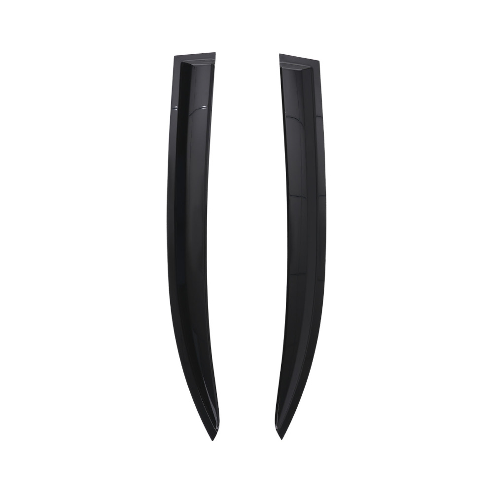 Door Rain Deflector Set compatible for Mercedes C-Class 2014-2022 Outside Mount Black 4pc