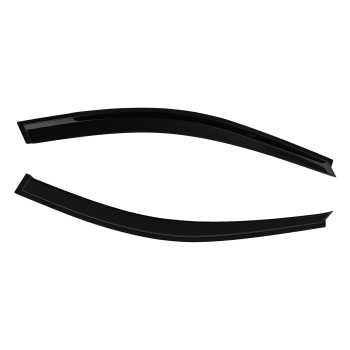 4PC Outside Mount Wind Deflectors compatible for Mercedes E-Class 2009-2016 Black Tinted