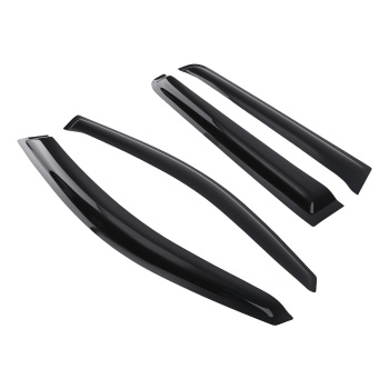 Door Deflectors compatible for Mitsubishi Outlander 2012-2020 Outside Mount Black 4PC Set