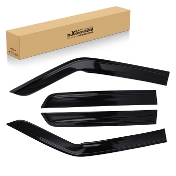 4pcs Vent Shields compatible for Nissan Juke 2010-2019 Outside Mount Black Tinted Set