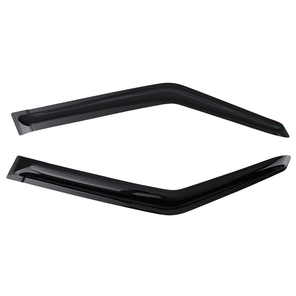 4PC Rain Guard Window Set compatible for Nissan Patrol Y62 2012-2023 Black Outside Mount