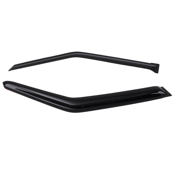 4PC Rain Guard Window Set compatible for Nissan Patrol Y62 2012-2023 Black Outside Mount