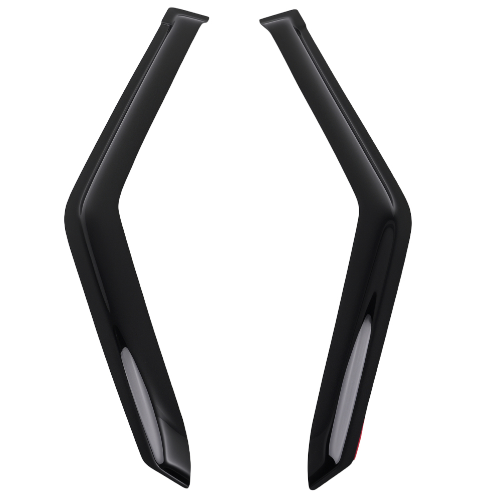 4PC Rain Guard Window Set compatible for Nissan Patrol Y62 2012-2023 Black Outside Mount