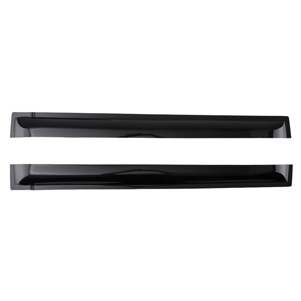 4PC Rain Guard Window Set compatible for Nissan Patrol Y62 2012-2023 Black Outside Mount