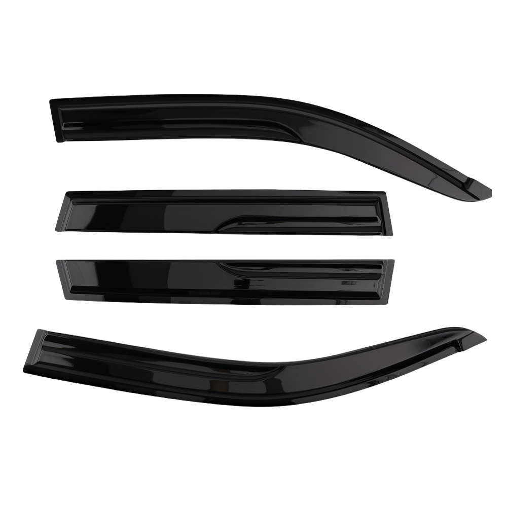 Rain Visor Set compatible for Nissan X-Trail 2007-2013 Window Wind Deflectors 4pcs Black