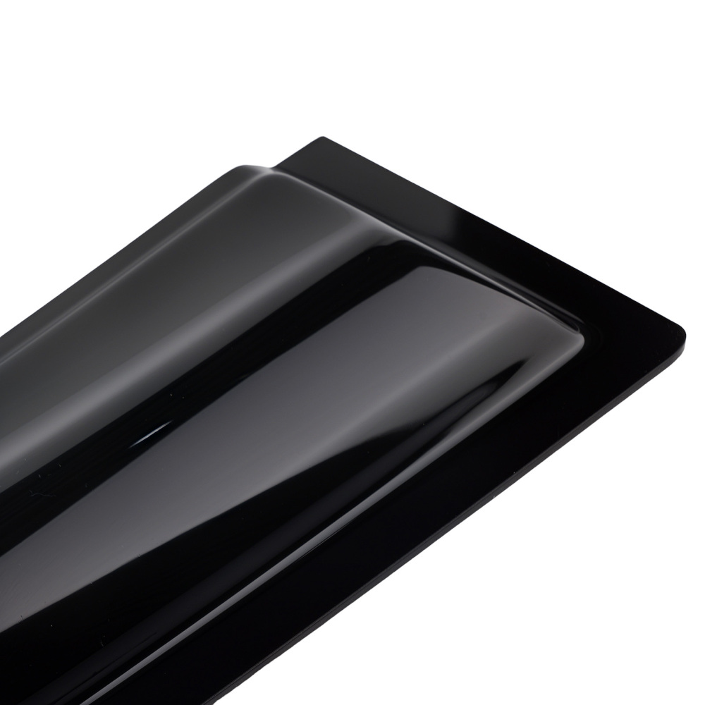 Rain Guard Wind Shield compatible for VW Polo MK4 02-09 WindDeflectors Black Tinted 4pcs