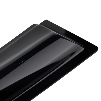 Rain Guard Wind Shield compatible for VW Polo MK4 02-09 WindDeflectors Black Tinted 4pcs