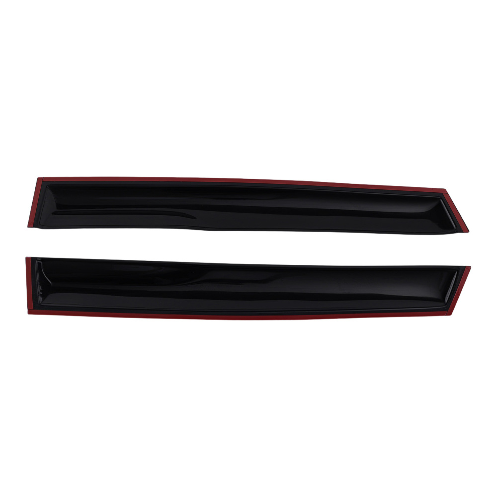 Rain Guard Wind Shield compatible for VW Polo MK4 02-09 WindDeflectors Black Tinted 4pcs