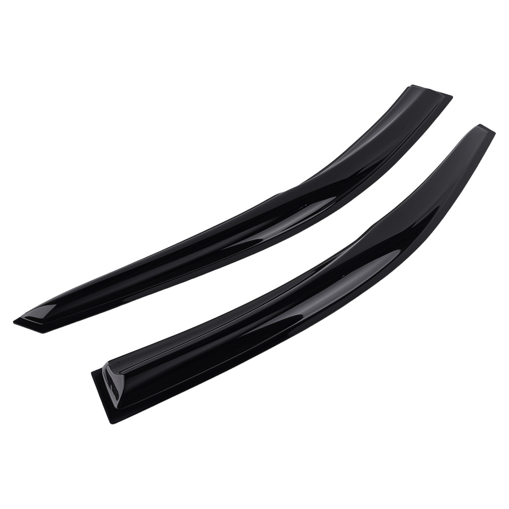 Rain Guard Wind Shield compatible for VW Polo MK4 02-09 WindDeflectors Black Tinted 4pcs