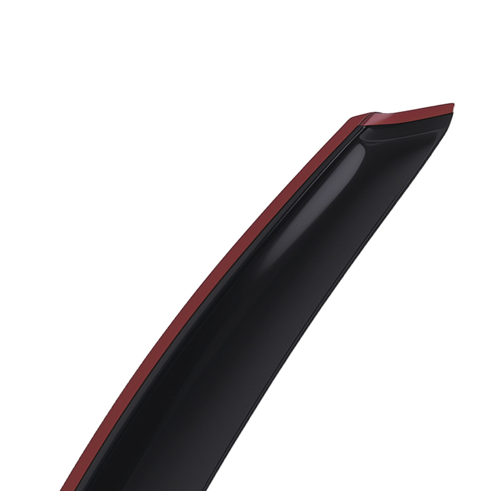 Acrylic Window Visors compatible for Audi Q5 MK1 2008-2016 Outside Mount Black Tinted 4pcs