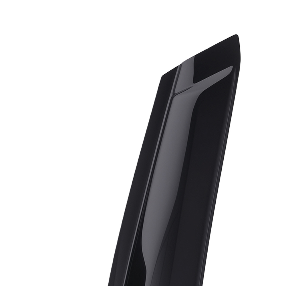 Acrylic Window Visors compatible for Audi Q5 MK1 2008-2016 Outside Mount Black Tinted 4pcs