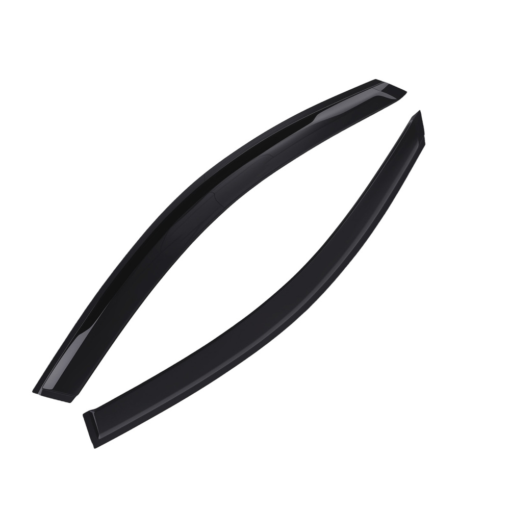 Acrylic Window Visors compatible for Audi Q5 MK1 2008-2016 Outside Mount Black Tinted 4pcs