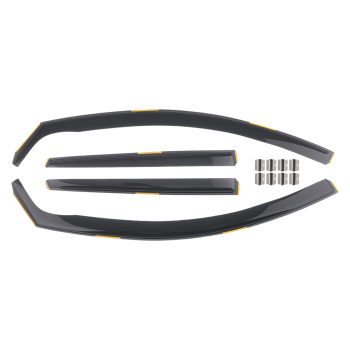 4pcs In-Channel Wind Deflectors compatible for Nissan Qashqai 2007-2013 Rain Guards