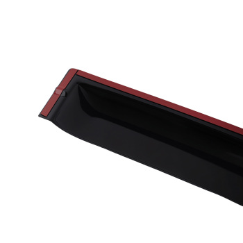 4PC Rain Guards Set compatible for Ford Ranger 2012-2014 Window Wind Deflectors Black T6