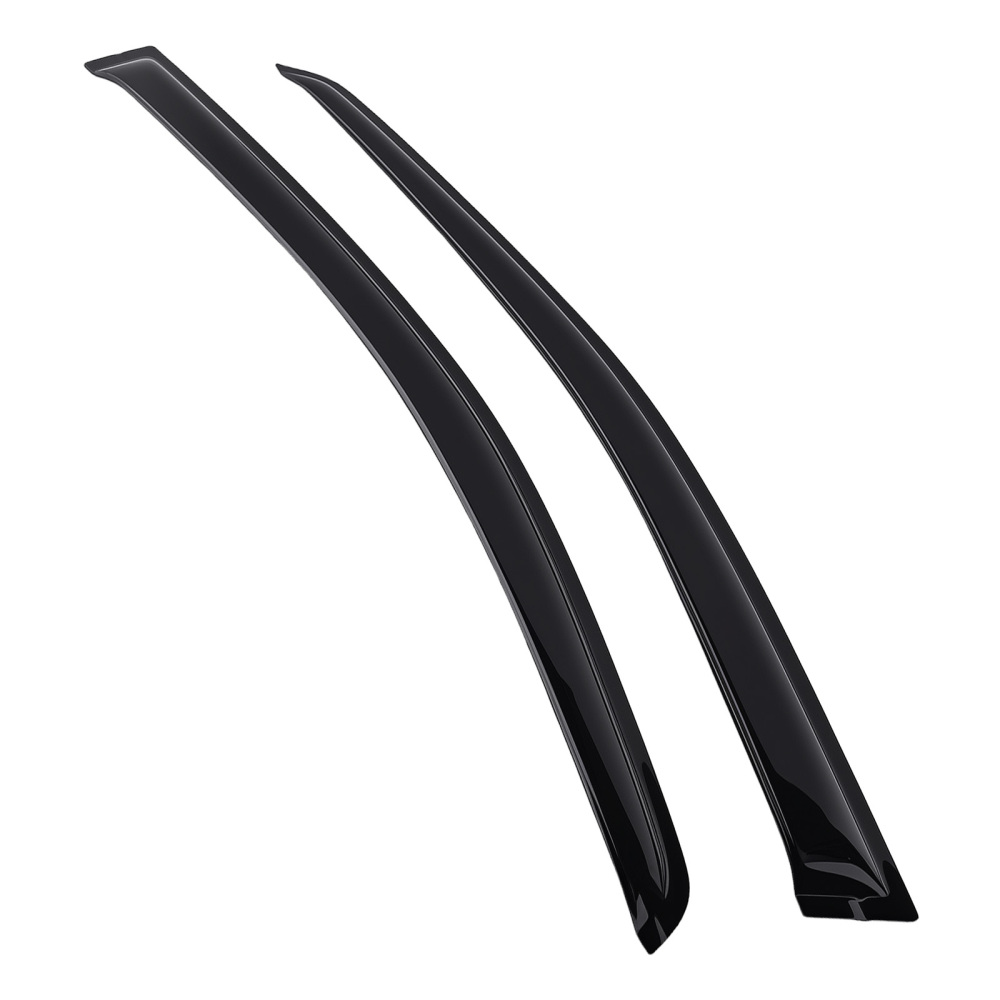 4PC Rain Guards Set compatible for Ford Ranger 2012-2014 Window Wind Deflectors Black T6