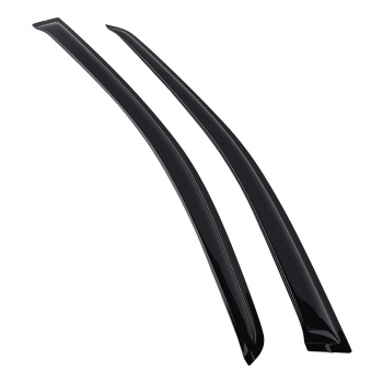 4PC Rain Guards Set compatible for Ford Ranger 2012-2014 Window Wind Deflectors Black T6