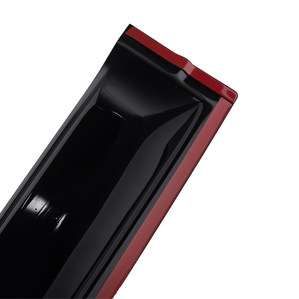 4PC Rain Guards Set compatible for Ford Ranger 2012-2014 Window Wind Deflectors Black T6