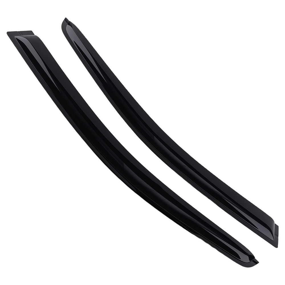 4PC Rain Guards Set compatible for Ford Ranger 2012-2014 Window Wind Deflectors Black T6