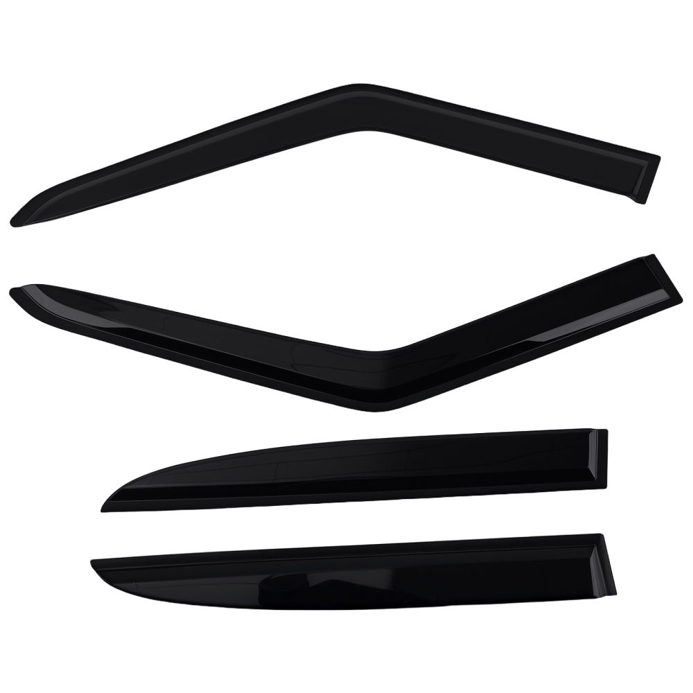 Door Guard Wind Deflectors compatible for Range Rover Sport 2005-2013 Black Tinted 4PCS