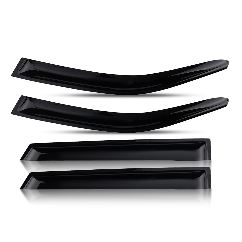 5-Door Window Visors compatible for Skoda Fabia MK3 2014-2021 Outside Mount Guards 4pcs