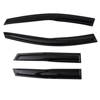4PC Wind Deflectors Window Rain Guards compatible for SEAT IBIZA MK4 5-Door2008-2017