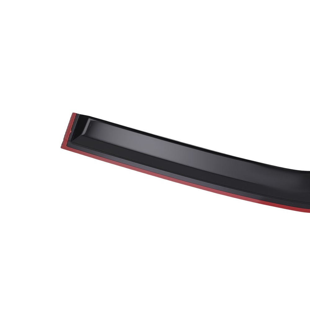 WeatherShield Rain Deflector Guards compatible for Suzuki Swift 2011-2017Mount Black